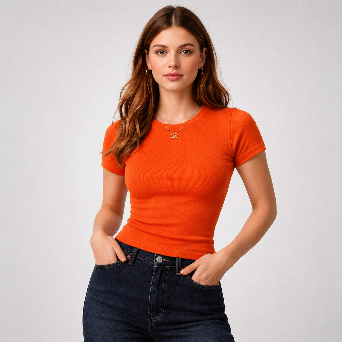 توب ريب أساسي Basic Ribbed Top