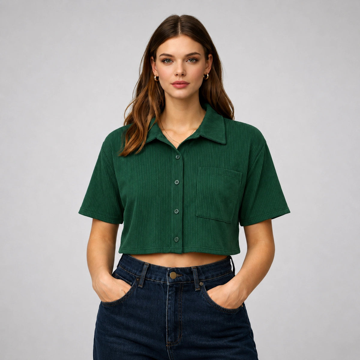 شميز مارسيليا Marseille Ribbed Shirt
