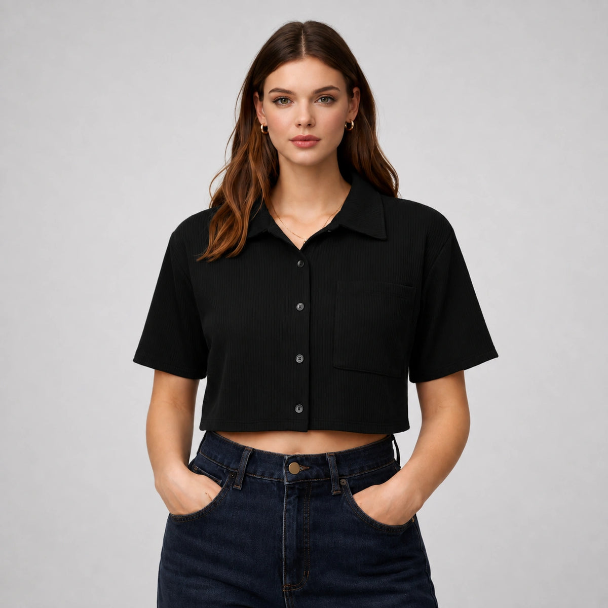 شميز مارسيليا Marseille Ribbed Shirt