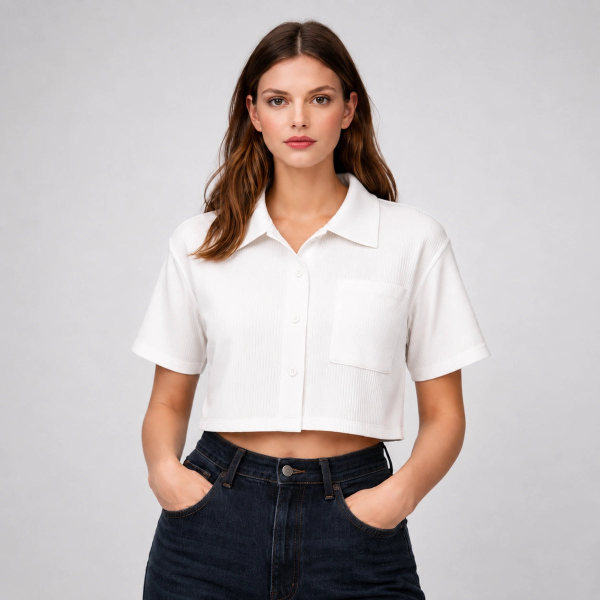 شميز مارسيليا Marseille Ribbed Shirt
